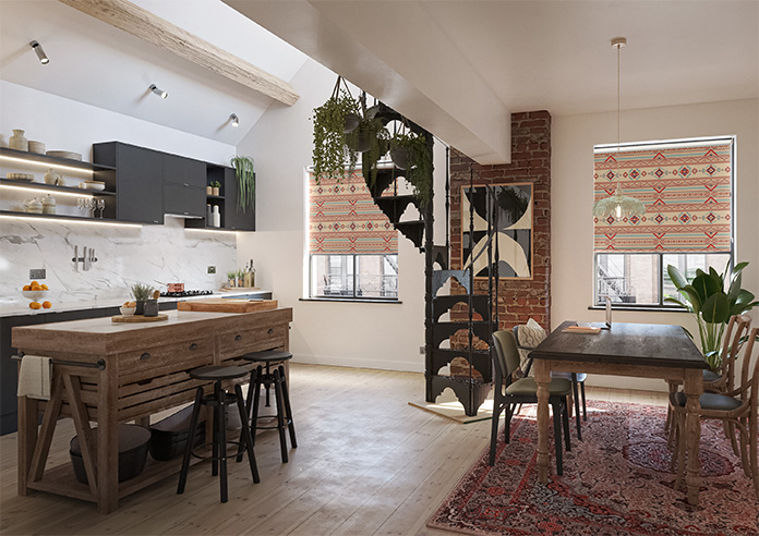 Cheyenne, Rouge - Twist&Fit Roller Blind - Image 7